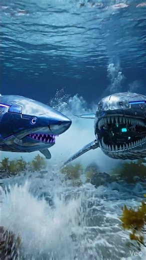 Robo-Shark vs Mecha-Whale: Epic Underwater Battle! 🦈🐋