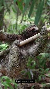 Sloths: The Slow-Paced Superstars of the Jungle #kidslearning #animals #animalfacts #facts #wildlife