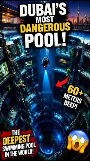 Inside The World’s Deepest Pool (60+ Meters Deep!) 🌊 #viral