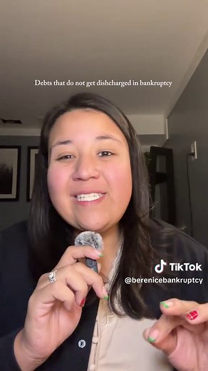 It us important to note that not all debts will get discharged in bankruptcy. #bankruptcy #bancarrota