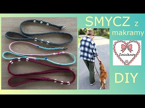 Jak zrobić smycz z makramy? DIY (makramowa smycz dla kota/psa)