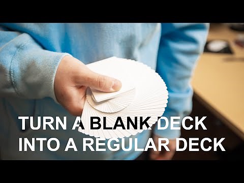 EASY Magic Trick with a BLANK CARD // Tutorial