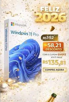 🎆 Feliz 2026 com a GVG Mall! Windows 11 Pro Original com Desconto🎆!
