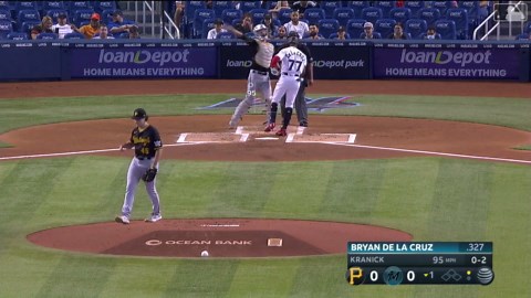 Max Kranick fans six straight