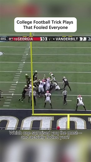 College Football Trick Plays That Fooled Everyone