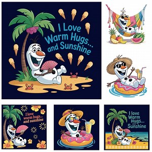 Tropical Olaf Png, Summer Hammock, Ice Cream Beach Clipart, Olaf Donut Float, Vacation Sunshine Art, Instant Download - Etsy