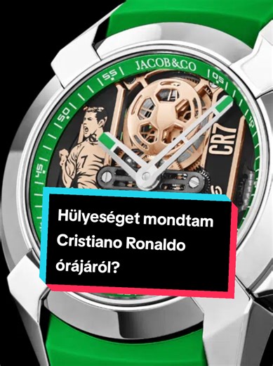 Hülyeséget mondtam Cristiano Ronaldo órájával kapcsolatban? 2022-ben amikor megjelent a Jacob&Co Epic X CR7, azt mondtam, hogy Ronaldo neve is kevés lesz hozzá, hogy ezt a modellt sikeressé tegye. A megjelenés kori listaárak: Heart of CR7 with clean bezel - USD 28,000 Heart of CR7 with diamond-set bezel - USD 117,000 Flight of CR7 with clean bezel - USD 56,000 Flight of CR7 with diamond-set bezel - USD 145,000 #cristianoronaldo #cr7 #jacobandco #órák #karóra