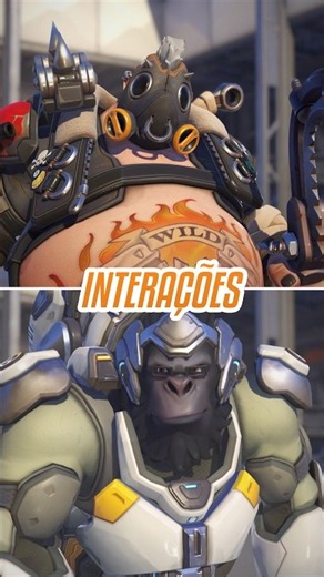 Roadhog x Winston – "Hammond" – Interação | Overwatch