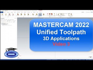 Mastercam Quick chips 2022 : Unified Tool path Video 3