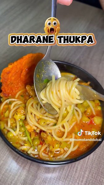 one of the best thukpa in Dubai now... at Momoland... do visit us🙏🙏 🥟 Hot, Healthy, Hygienic, Handmade Momo 🔥 Steamed to order 🤤 Local Nepali Taste 👍 Dine In, Takeaway & Delivery options 🕛 12:00 PM Onwards 📍 Meena Bazaar, 12 Al Fahidi St, Dubai (opposite to Gift Land) 📞 971542241301 #fyp #dharanethukpa #hotandspicy #nepalitiktok #nepalifood