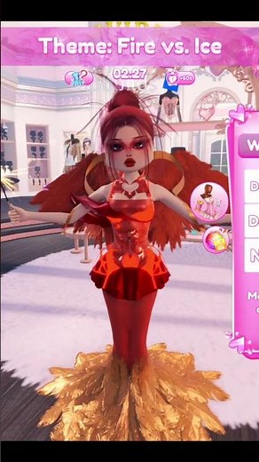 Theme - Fire vs Ice - Dress to Impress #dresstoimpress #roblox #dti #dtiroblox