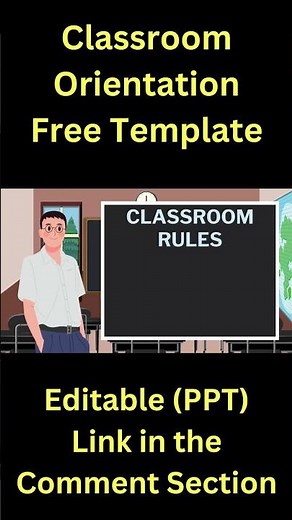 Classroom Orientation #canva #canvatemplates #backtoschool