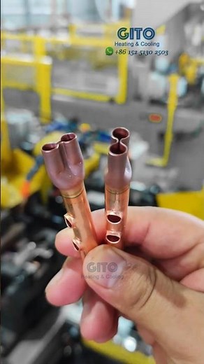 Copper Refnet Joint Tube Forming for VRF Air Conditioning System