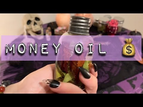 SIMPLE MONEY DRAWING OIL - how to make a prosperity oil to draw more money into your life