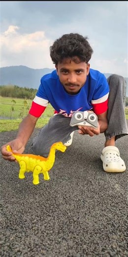 Remote Control Dinosaur Toy Testing 😱 Outdoor Fun