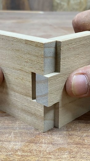 2.7M views · 23K reactions | Finger joint tips/핑거 조인트 요령 #woodworking #tips #woodwork #diy #wood #making #carpenter #woodfurniture #woodcarving #woodturning | 망치 소리 Hammer sound | Facebook