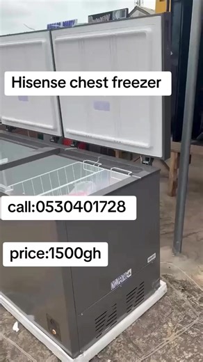 Affordable Hisense Chest Freezer for Ghanaians