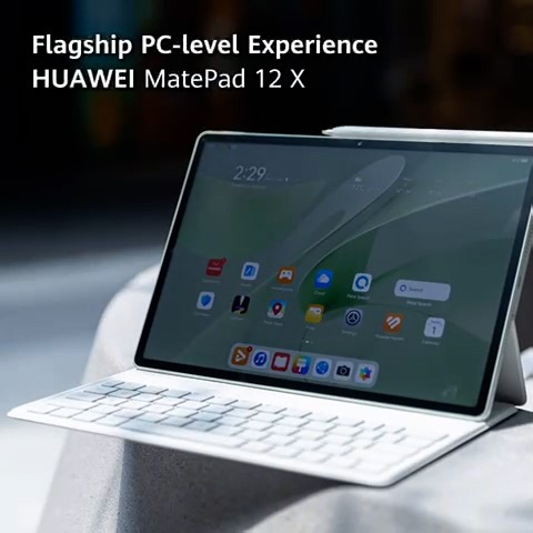 The #HUAWEIMatePad12X is built for PC-level productivity 💻 with the flexibility of a tablet. Featuring an ultra-bright PaperMatte Display, NearLink-powered stylus ✍️, and keyboard ⌨️, this device effortlessly handles work, study, and creative tasks. Whether drafting documents 📝, taking notes, or brainstorming ideas, the HUAWEI MatePad 12 X ensures smooth multitasking and efficiency. With a long-lasting battery 🔋 and sleek design, it’s the perfect combination of power and portability for those