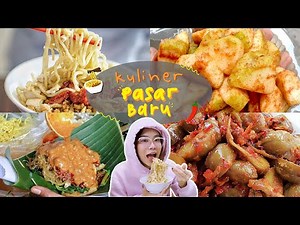 KULINER DI PASAR BARU! MIE TERENAK SEUMUR HIDUP😭💖