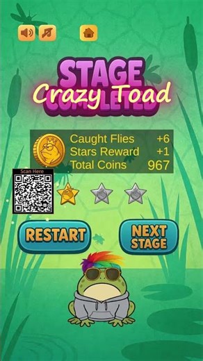 🐸 Upgrade your toad and beat your record!