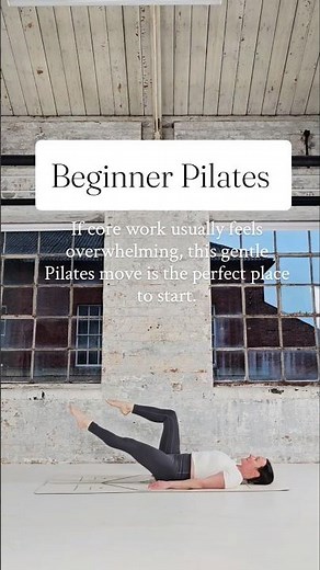 📌Beginner Pilates for gentle core strength and control. #beginnerpilates #corework