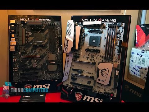MSI Shows Off 2 AM4 Motherboards Ready For Ryzen