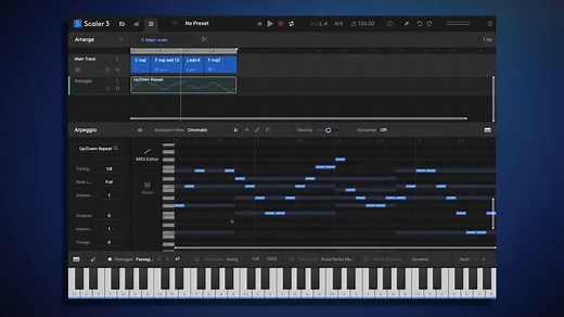 【中文语音】Scaler Music Scaler 3 v1.0.5 BUBBiX和弦辅助制作插件