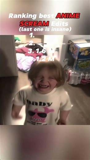 Ranking top 4 best Anime Scream edits #fyp
