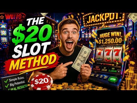 I Tried The $20 Slot Method At The LUCKIEST Casino And This Happened!