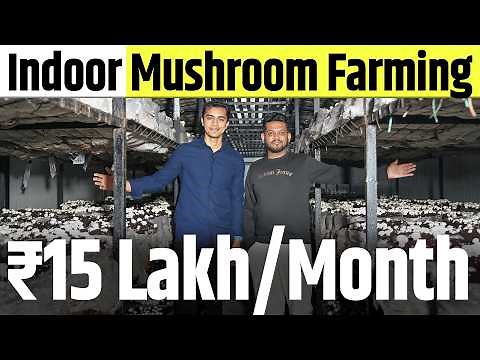Rs.15 Lakh/ Month Profit | Mushroom Business Model | Agritalk by Abhinav Roy