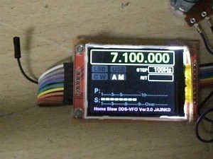 2.2inch TFT-LCD DDS VFO by Arduino nano JA2NKD