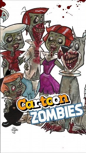Zombie Cartoons Take Over! | Rob Sacchetto’s Undead Animation Gallery
