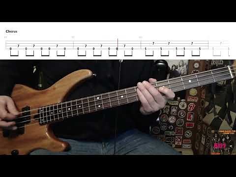 I Was Made For Lovin' You by Kiss - Bass Cover with Tabs Play-Along