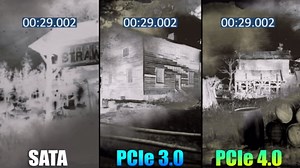 SSD NVMe PCIe 4.0 vs SSD NVMe PCIe 3.0 vs SSD SATA III Loading Windows and Games