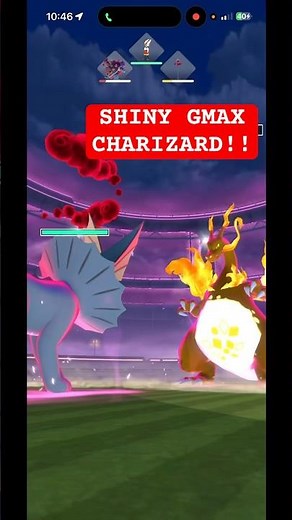 SHINY GMAX CHARIZARD!! #shinycharizard #pokemongo #gmax