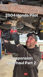 Honda Pilot Suspension Overhaul Part 2 with @apremiumcom parts #honda #cars #diy #automotive #mechanic Would you trust me to work on your car? | WeWrench