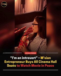 Talk about being the most introverted introvert! Full article🔗: https://worldofbuzz.com/im-an-introvert-msian-entrepreneur-buys-all-cinema-hall-seats-to-watch-movie-in-peace/ | WORLD OF BUZZ