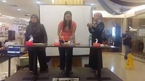 1st round of Sushi Tei - Brunei Sushi Eating Contest | Freshco Shopping Centre
