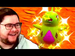 Shiny Reaction: Shiny Larvitar in Pokémon Scarlet & Violet!