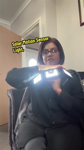 Solar Motion Sensor Light for Outdoor Security