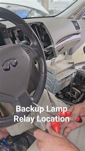 2013 Nissan Infinity G37 Backup Relay Location?