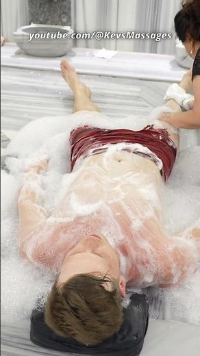 Traditional Turkish Hammam Foam Bath relaxation