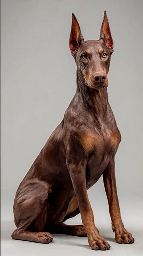¡Así crece un Doberman Marrón!