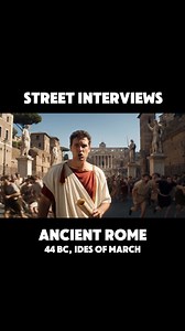 BREAKING: Caesar got stabbed 23 times — here’s what the Romans on the street have to say 🗡 | Scenes of the Past