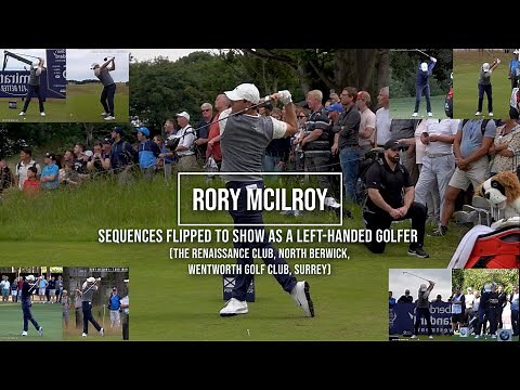 Rory McIlroy Golf Swing sequences as a left-handed golfer (Driver, 3 wood Long/Mid/Short Irons) 2020