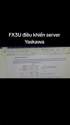 Hướng dẫn điều khiển server Yaskawa FX3U