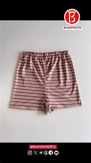 Transform a T-shirt into shorts Tutorial