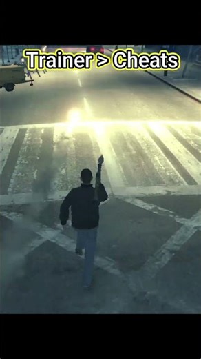 I tried GTA 4 with Trainer 😅 #shorts #gaming