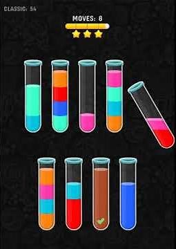Color Water Sort 3D level 54 | Gameplay Mobile Games