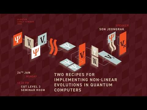 Two recipes for implementing non-linear evolutions in quantum computers
